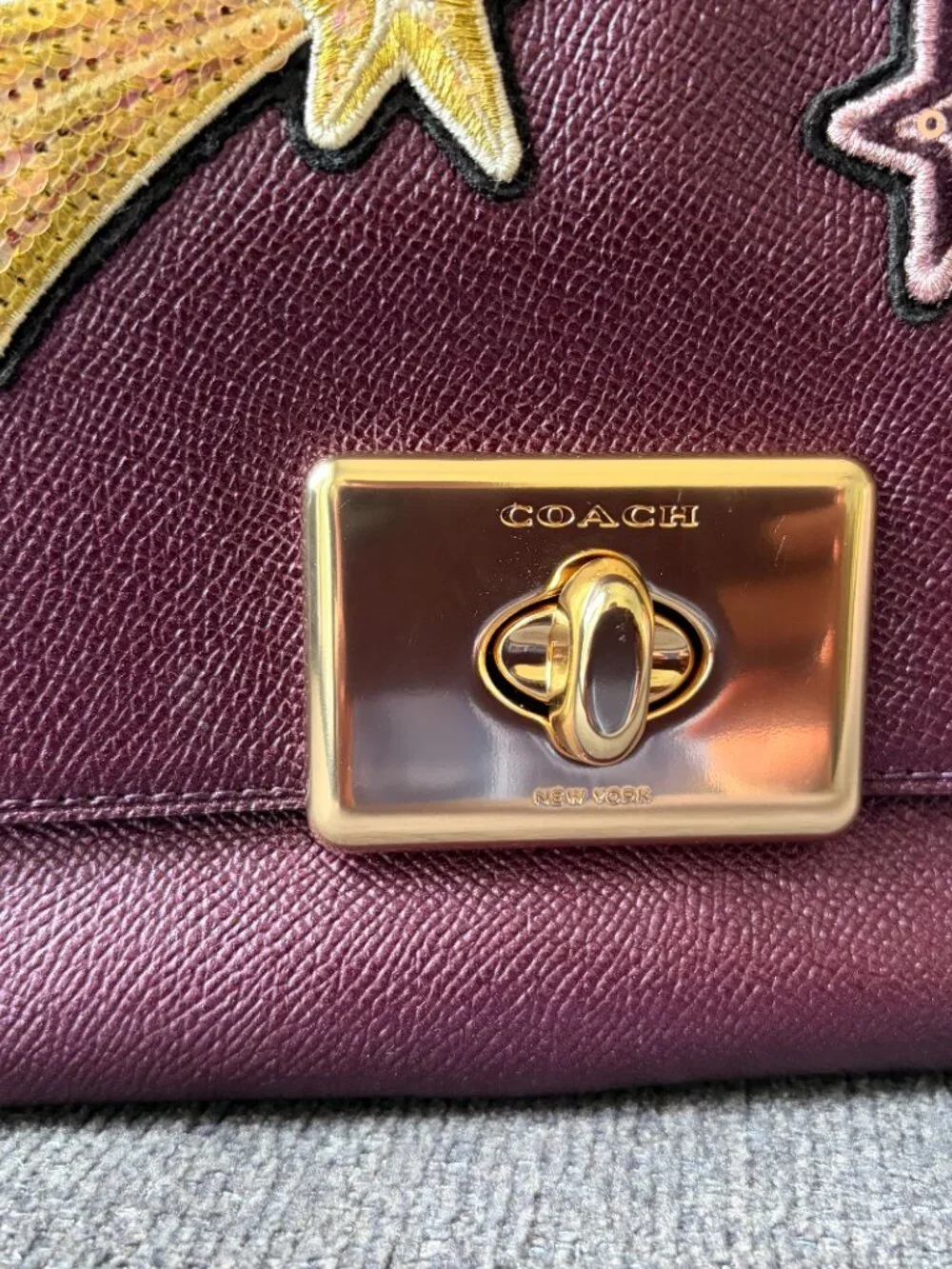Coach Cassidy Crossbody with Star Embellishments NWT